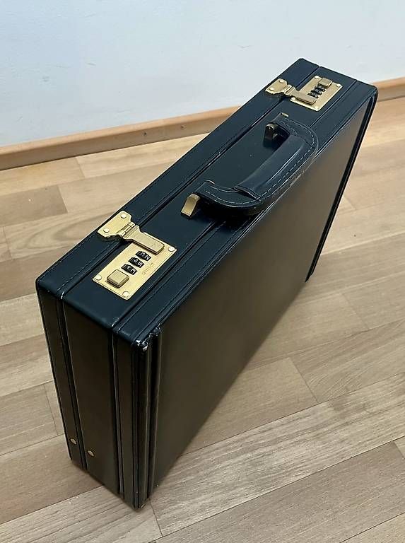 Valigie & Borse: Leder Aktenkoffer schwarz – Usato da Zürich venduto da chiffchaff 2
