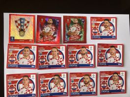 Topps EURO 2024 Stickers Kroatien Set – Tolle Sammlung 