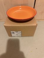 Schüssel Migros Orange Rot Keramik neu