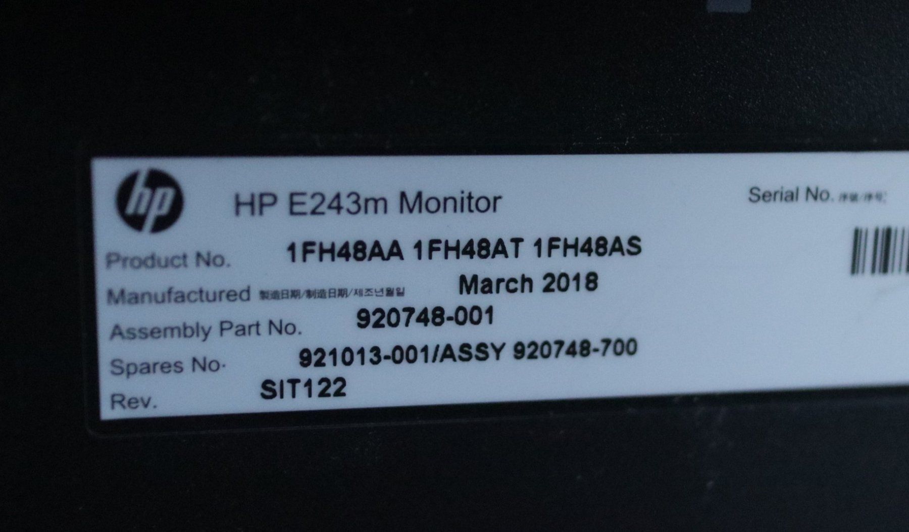 Monitor: magnifique écran PC HP – Usato da Vaulion venduto da akedia 5