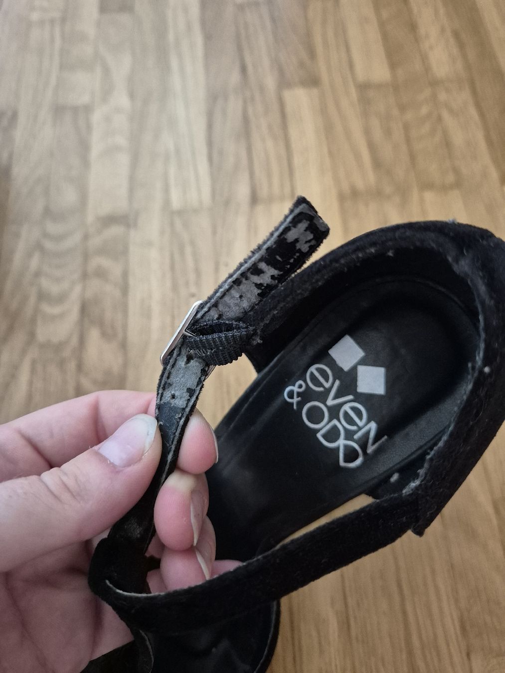 Damenschuhe: Sandales noires EVEN & ODO talon bloc taille 36  – Gebraucht aus Puplinge von melodiieee 3