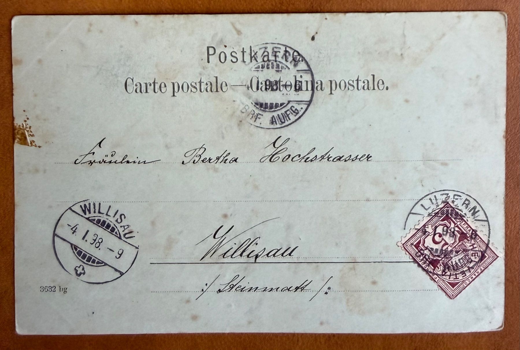 Cartes postales: Luzern - Löwendenkmal - Litho 1898 – D'occasion à Lutry par Ediego 1