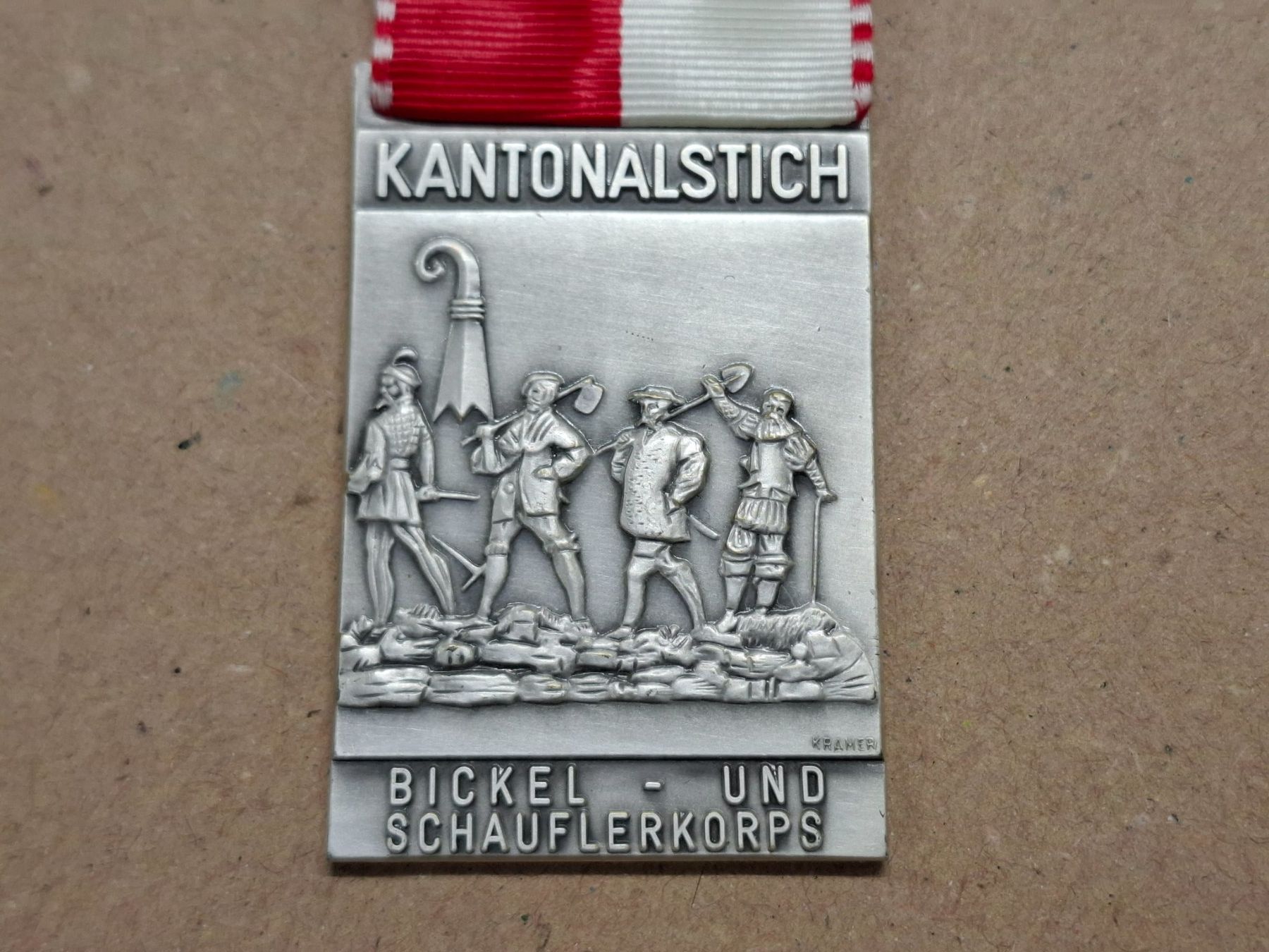 Medaglie: Basel Land Kantonalstich 1989 (A686) – Usato da Schwanden GL venduto da Suvorov