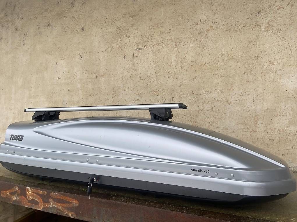 Box da tetto: XXL Dachbox Thule Atlantis 780 mit oder ohne Träger – Usato da Leuzigen venduto da Doppelrad 1