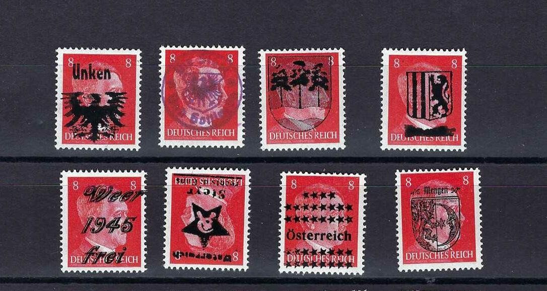 Tutti i francobolli: Hitler mit Aufdruck ** – Nuovo e nell'imballaggio originale da Altstätten SG venduto da Nandodax