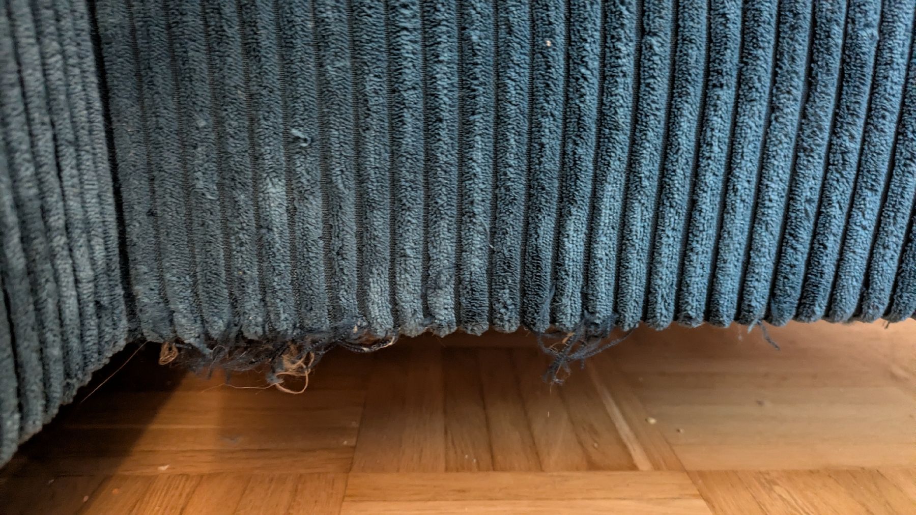 Sofas: Ecksofa Cord blau – D'occasion à Basel par Shopability 6