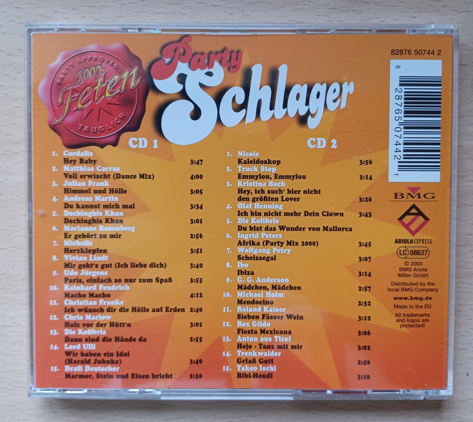 CD: CD / Feten Party Schlager – Usato da Leimbach TG venduto da manu-tg 1
