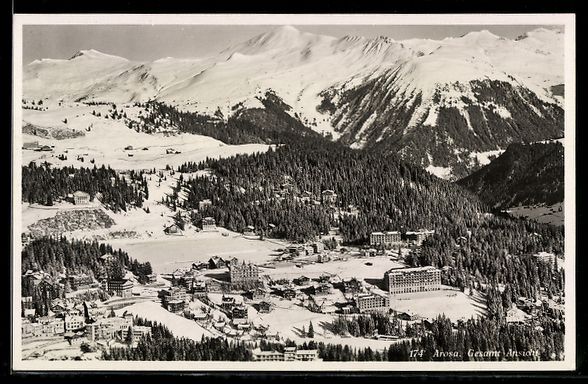 Cartoline postali: AK Arosa, Gesamt-Ansicht – Usato da Berlin venduto da bartko-reher