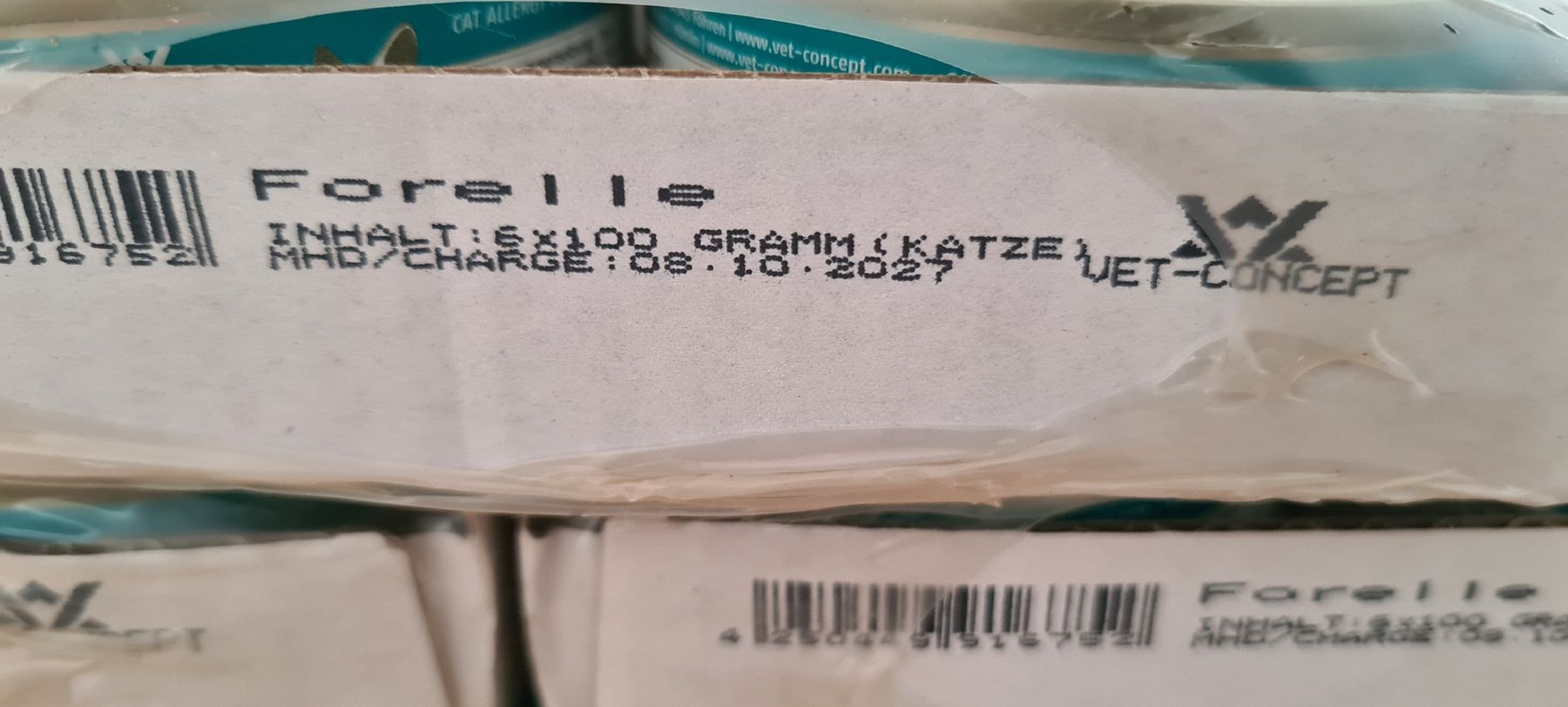 Futter: VET-CONCEPT Forelle – Neu und originalverpackt aus Amriswil von Azwetschge 2