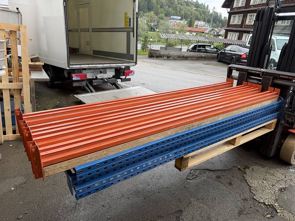 Scaffali: Palettenregal inkl Spanplatte 560x80xH250cm – Usato da Necker venduto da liq24 2