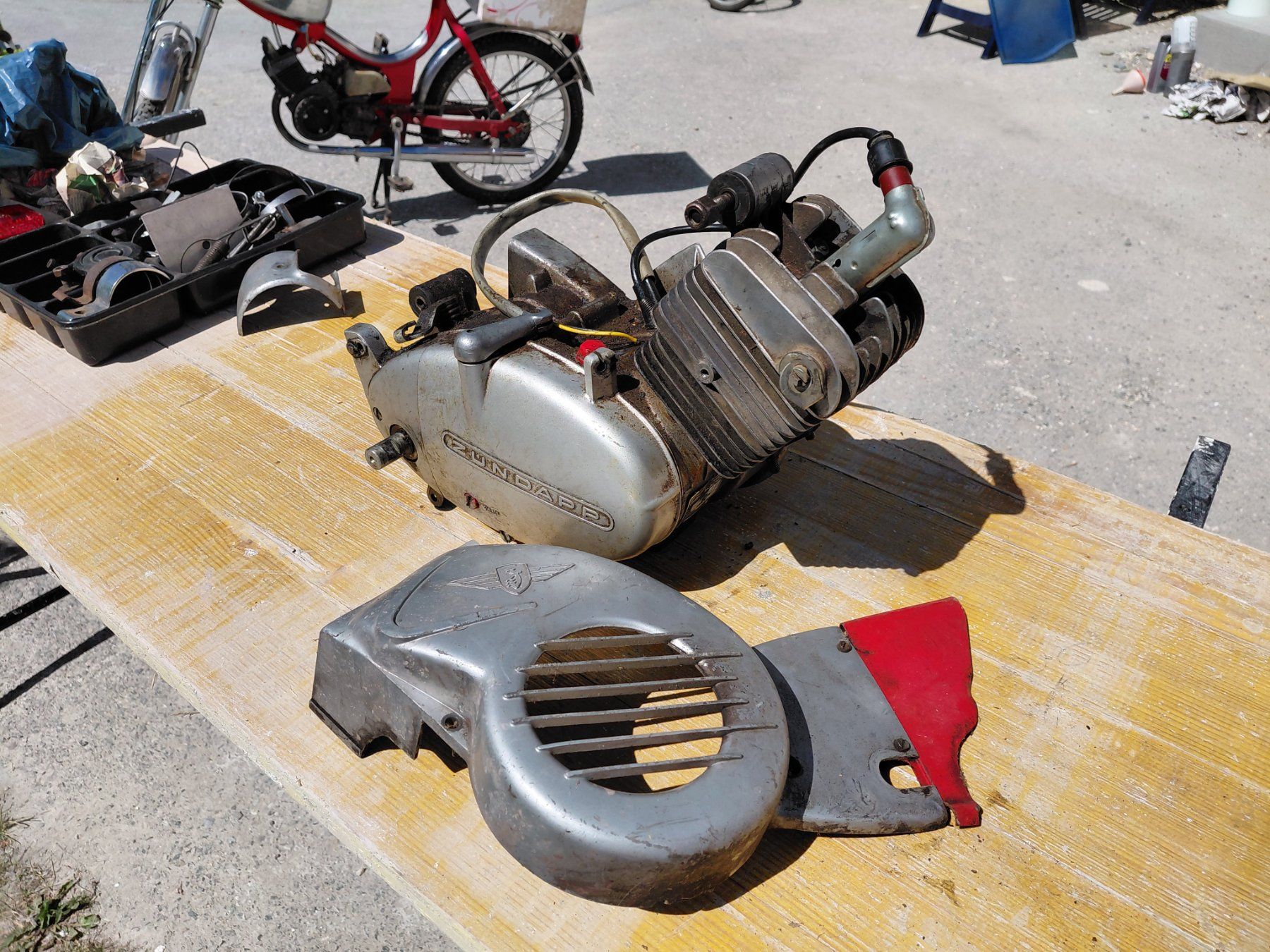 Zündapp Motori: 2 Motoren Zündapp (vermutlich Modell Bergsteiger) – Usato da Laax GR venduto da Seebenalp
