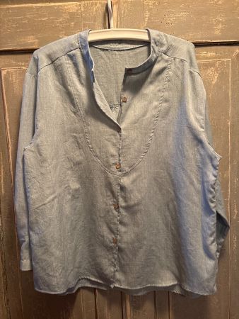 Leinen Bluse XL