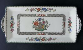 Cakeplatte / Kuchenplatte * CHINESE ROSE * Spode England