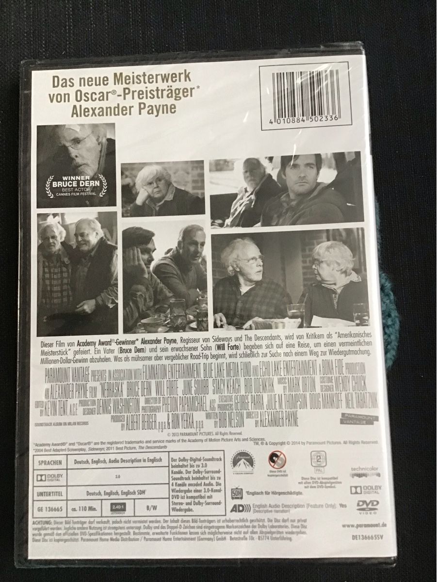 Tous les DVDs: DVD Nebraska / Alexander Payne neu eingeschweisst – Neuf (Voir description) à Bischofszell par 19bischi67 1