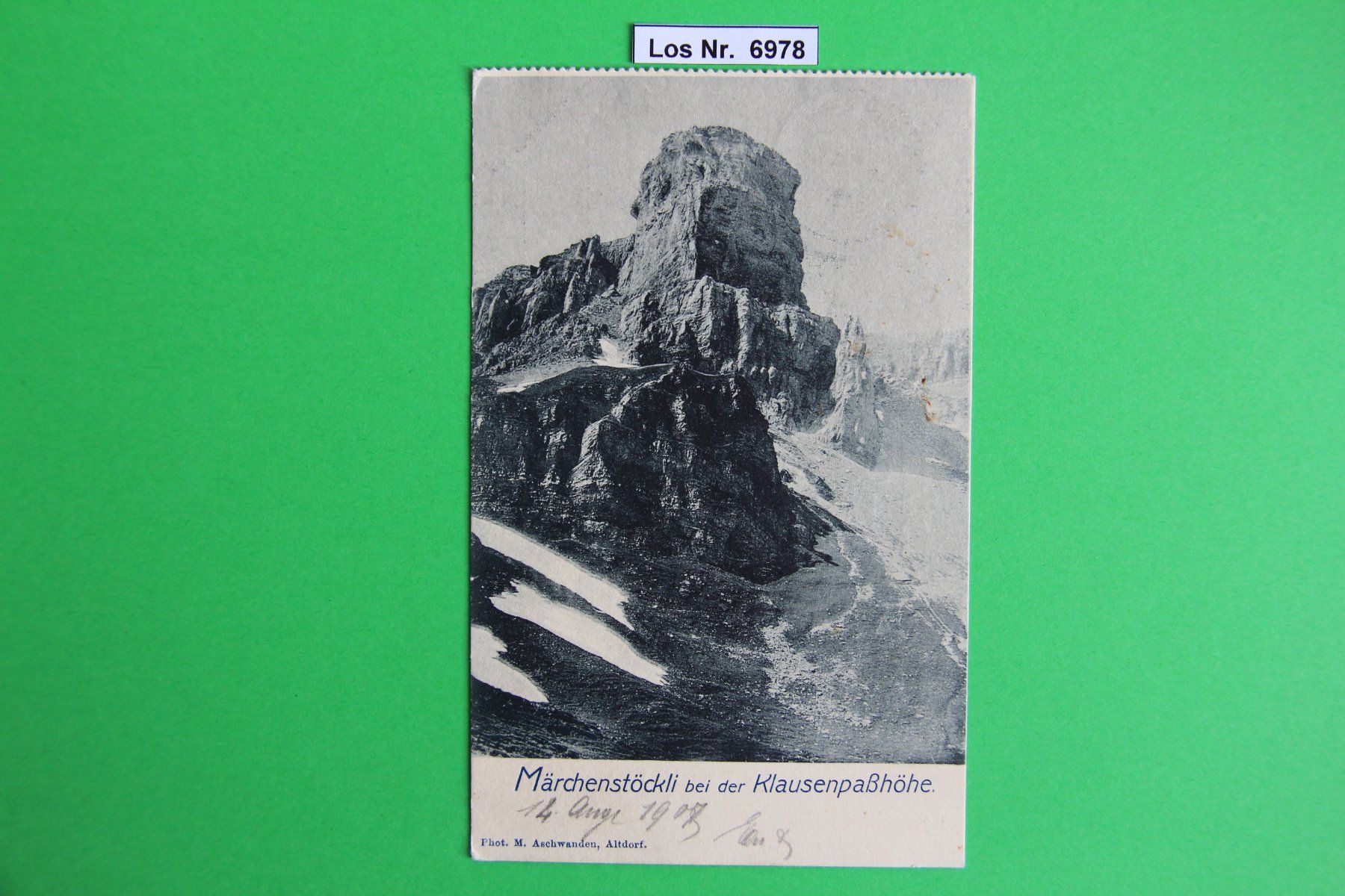 Cartoline postali: CH Ansichtskarte Märchenstöckli um 1905             Los 6978 – Usato da Volken venduto da jukon65