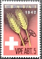 Soldatenmarke 2.WK, Verpflegungs Abt 5, Aufdr, Wi Vpf 54