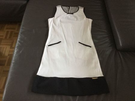 elegantes Kleid weiss/schwarz