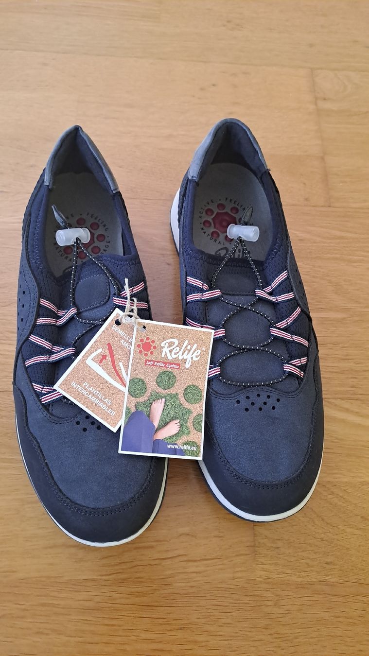 Scarpe da donna: Relife Freizeitschuhe blau neu – Nuovo e nell'imballaggio originale da Ebikon venduto da sunneschii100 1