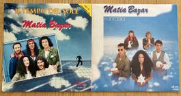 MATTIA BAZAR / 2 VINYL SINGLES (1980 & 1982)