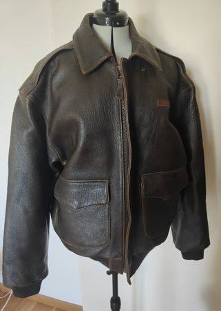 Herren Lederjacke U.S. Air Force braun Gr.L