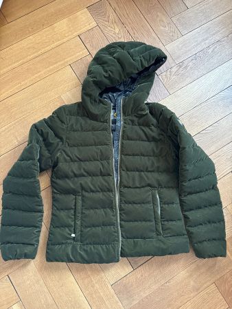 Damen Ciesse Piumini Daunenjacke aus Samt in Grün