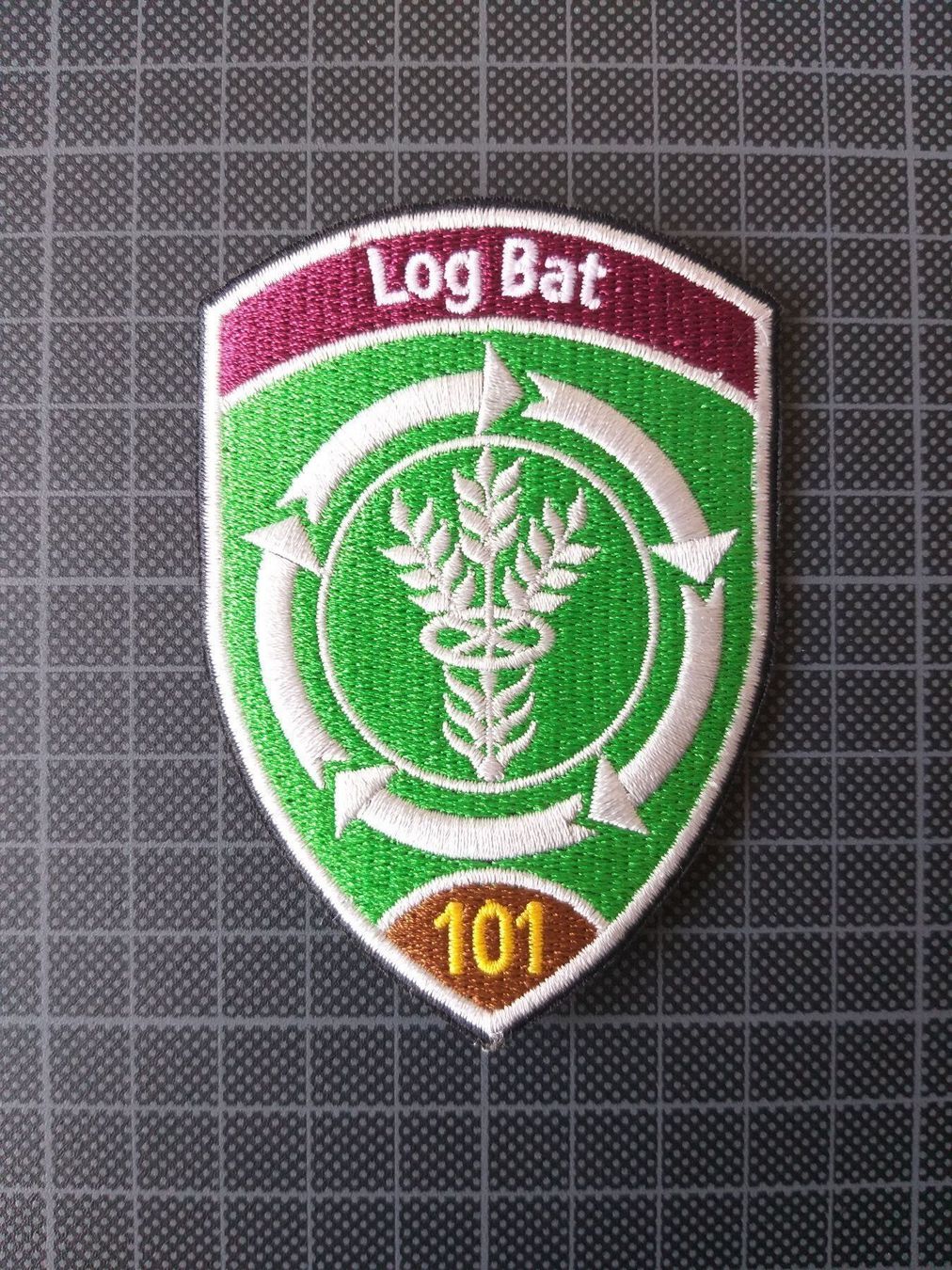 Placchette & Badge: Verbandsabzeichen Log Bat 101 Kompanie 2 – Usato da Bauma venduto da SwissMilitaria