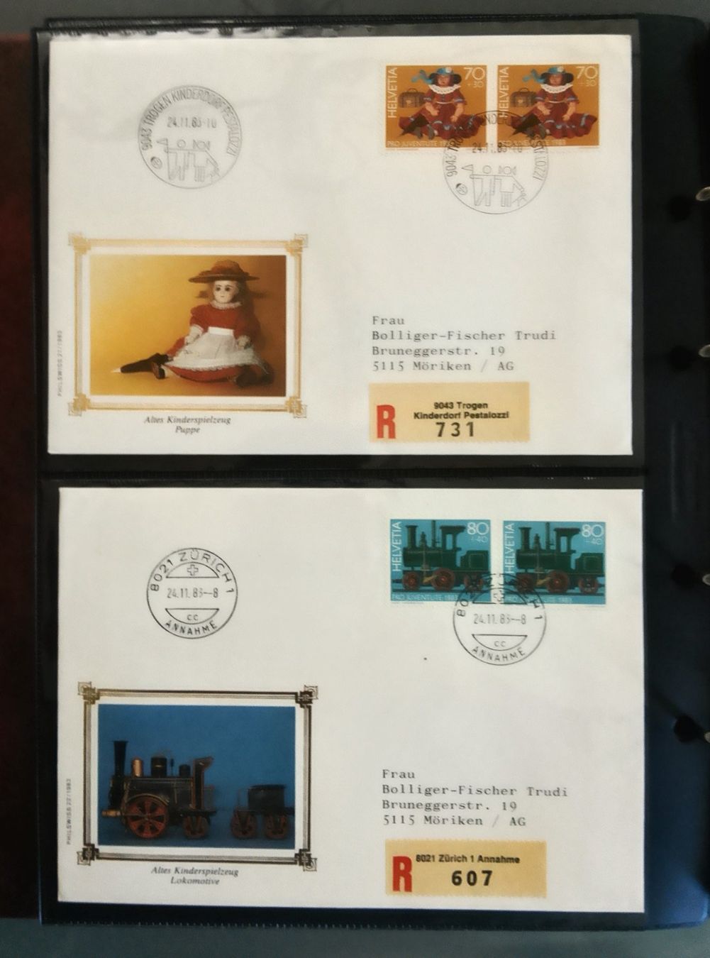 Album: Briefmarkenalbum Schweiz. Top Sammlung – Usato da Marbach LU venduto da Steinbeck1 3