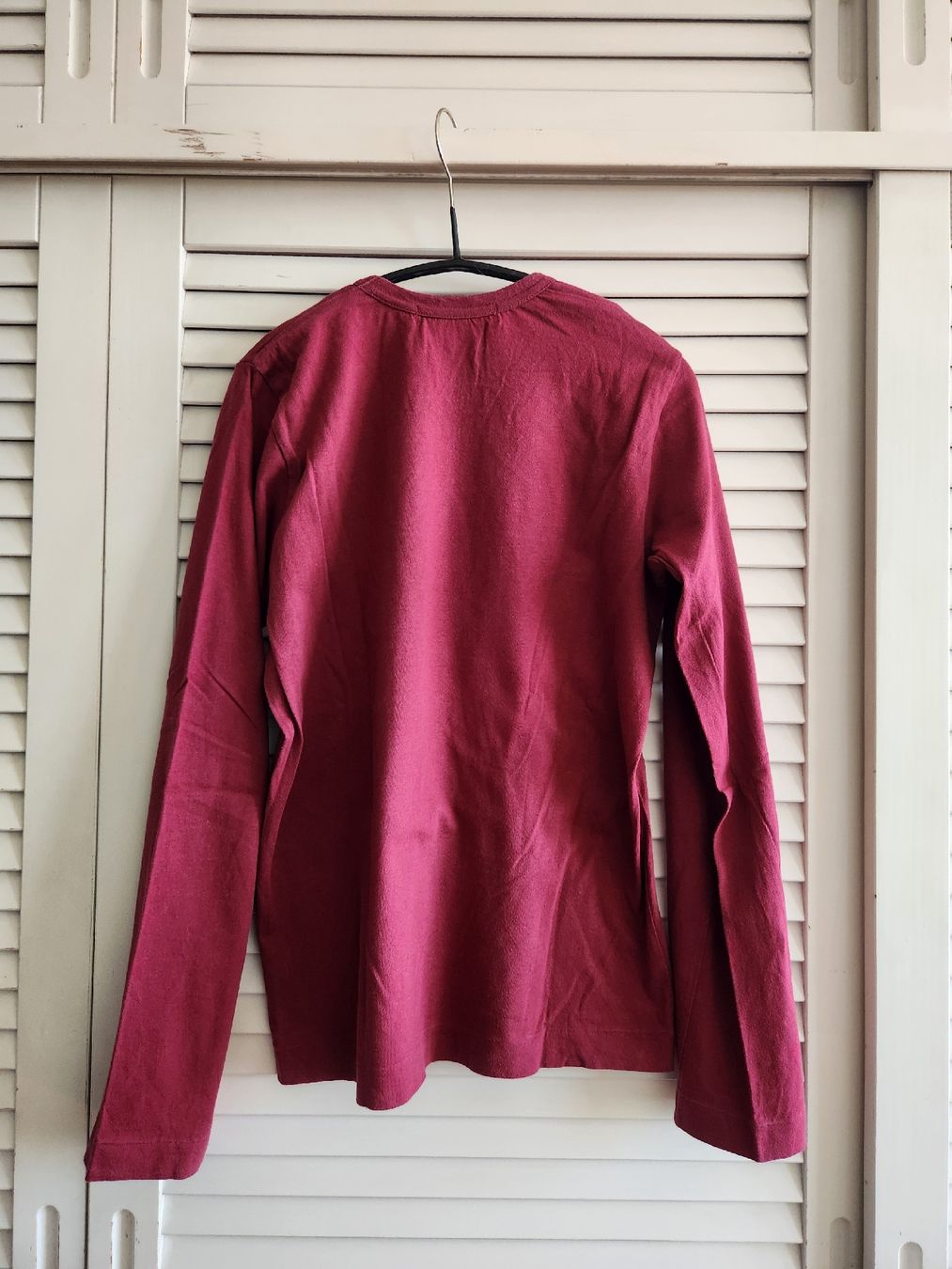 Comme Des Garcons Pullover & Sweatshirts: Comme des Garçons pull coton rouge bordeau  – Gebraucht aus Lausanne von man_rw9q 1