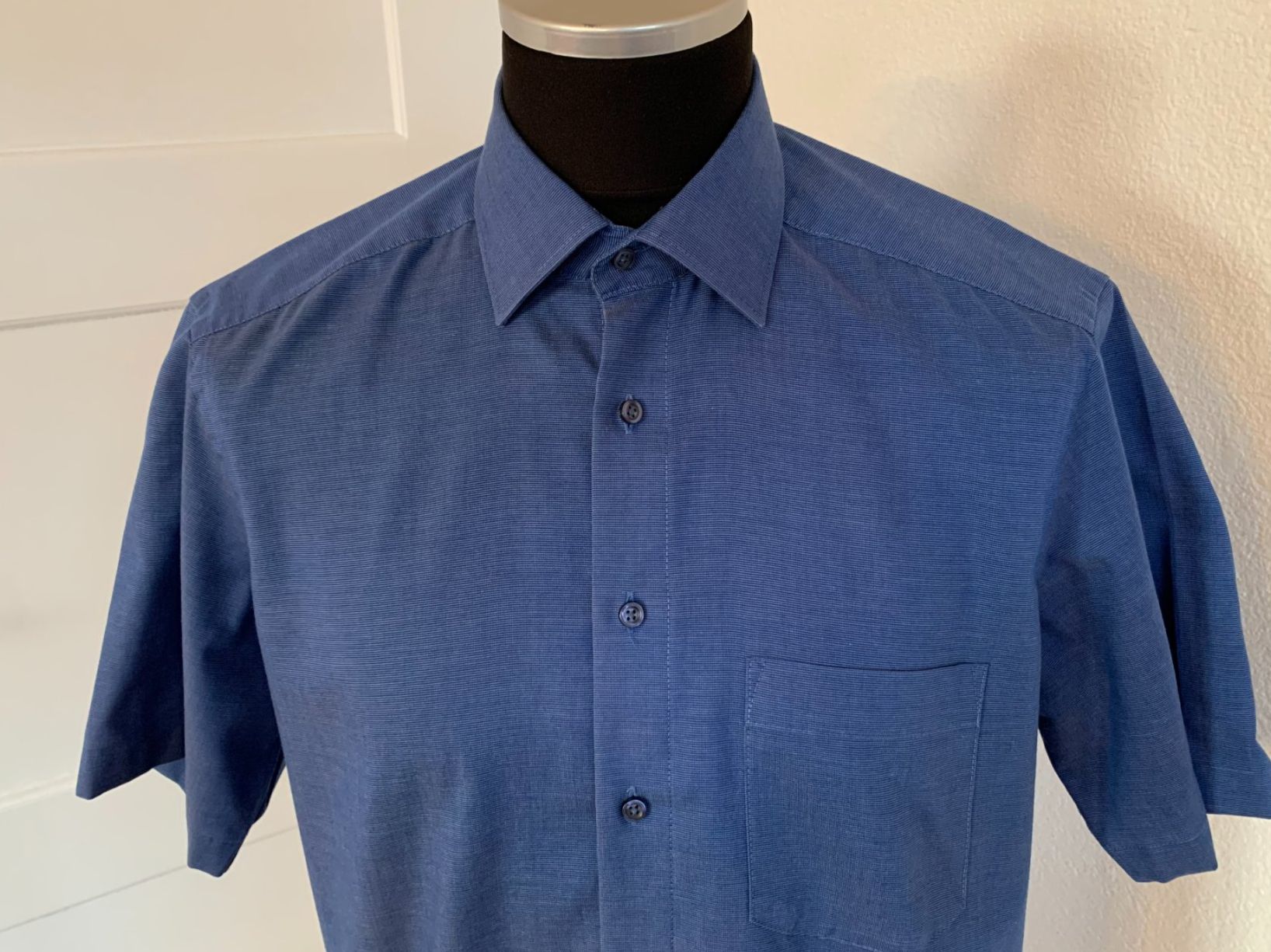 Camicie: ROYAL CLASSIC Herren Hemd, Gr. 40, Blau – Usato da Worb venduto da farben20zauber 1