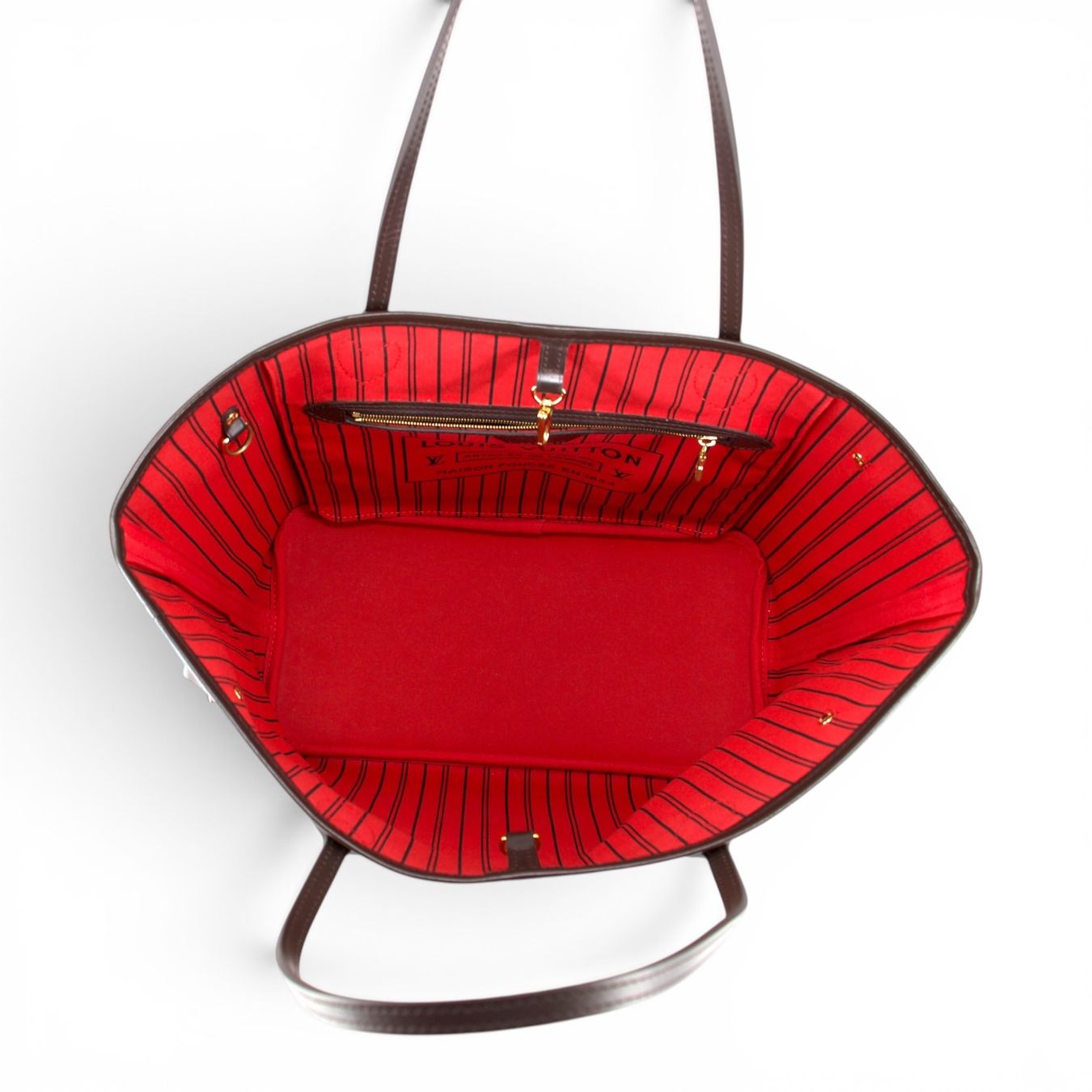 Louis Vuitton Borse da donna: Louis Vuitton Neverfull MM Damier ebène – Usato da Binningen venduto da Designerlabels 4