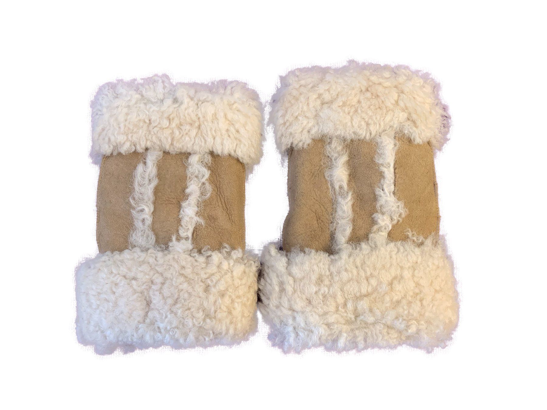 Guanti & manicotti: Schaffell Handschuhe fäustlinge 4 Farben – Nuovo e nell'imballaggio originale da Arbedo venduto da patagonialeatherrugs 2