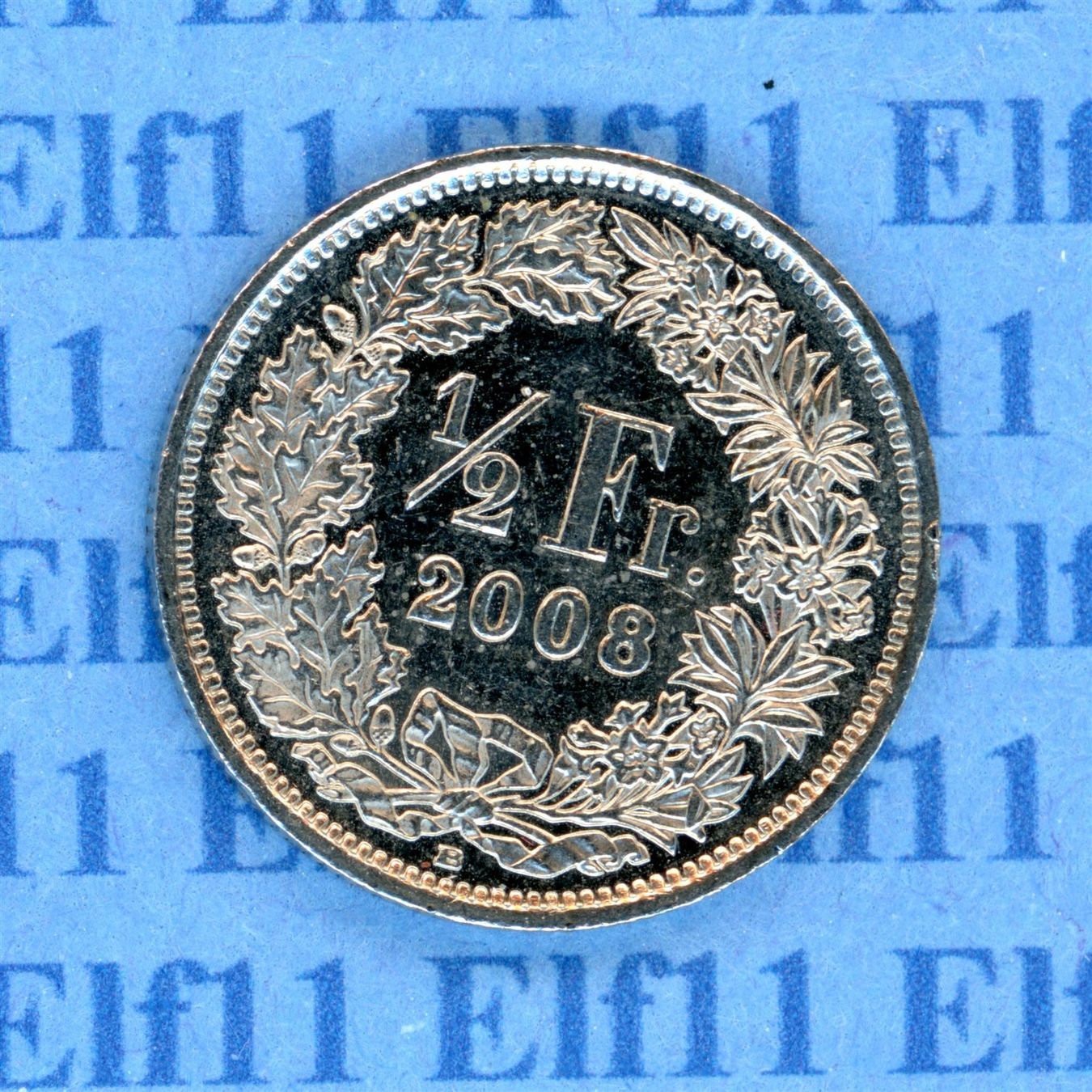 Alle Münzen: CHF___0.50 2008 -vz 50 Rappen – Gebraucht aus Widnau von Elf11