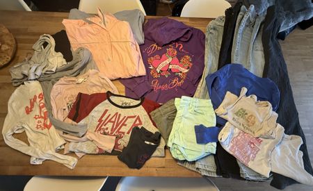 Kinder Kleiderpaket Mädchen Grösse 146/152, 24 Teile