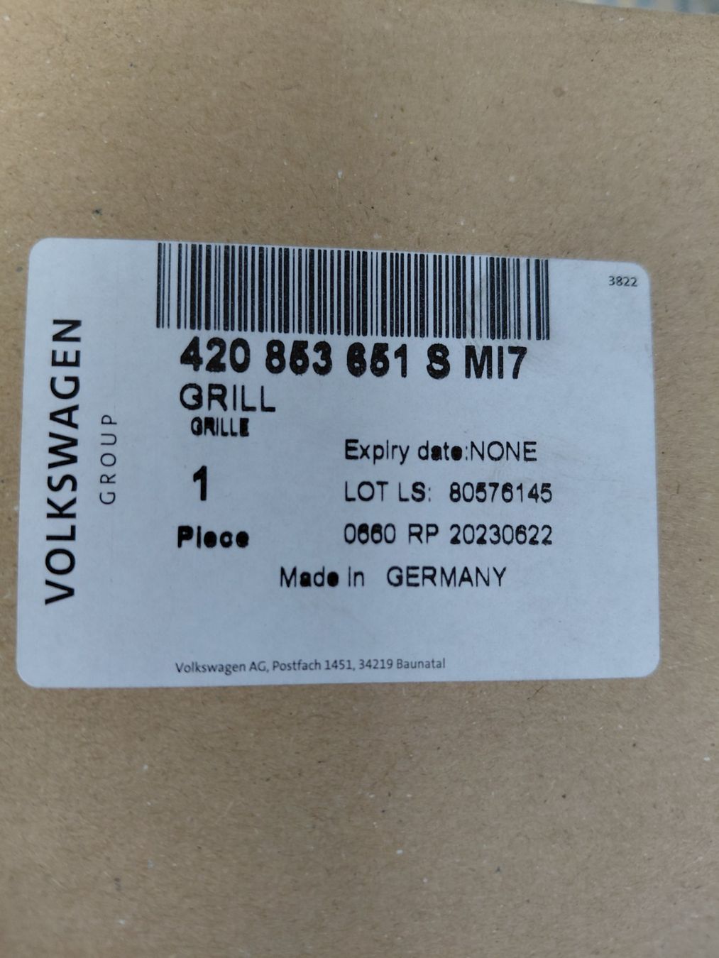 Griglie: Kühlergrill für Audi R8 – Nuovo e nell'imballaggio originale da Bern venduto da amagbern 1