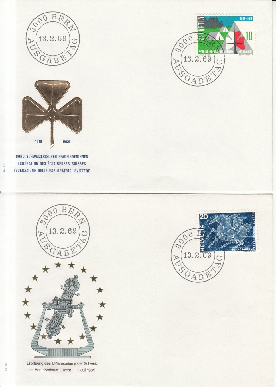 Tutti i francobolli: SBK 461 - 465 FDC einzeln – Usato da Bürglen TG venduto da StampGraf 1