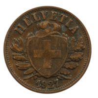 Schweiz / Suisse - 2 Rappen - 1927