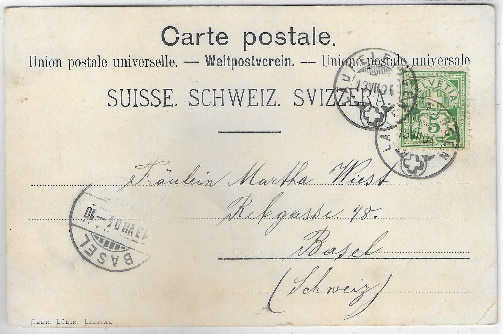 Cartoline postali: Erholungsort Walten - Läufelfingen – Usato da Ettingen venduto da Kartenplanet 1