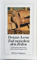 Tod zwischen den Zeilen – Donna Leon – Diogenes TB – wie neu