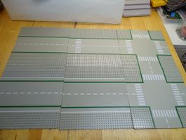 Lego 6 x Diverse Strassenplatten (1)