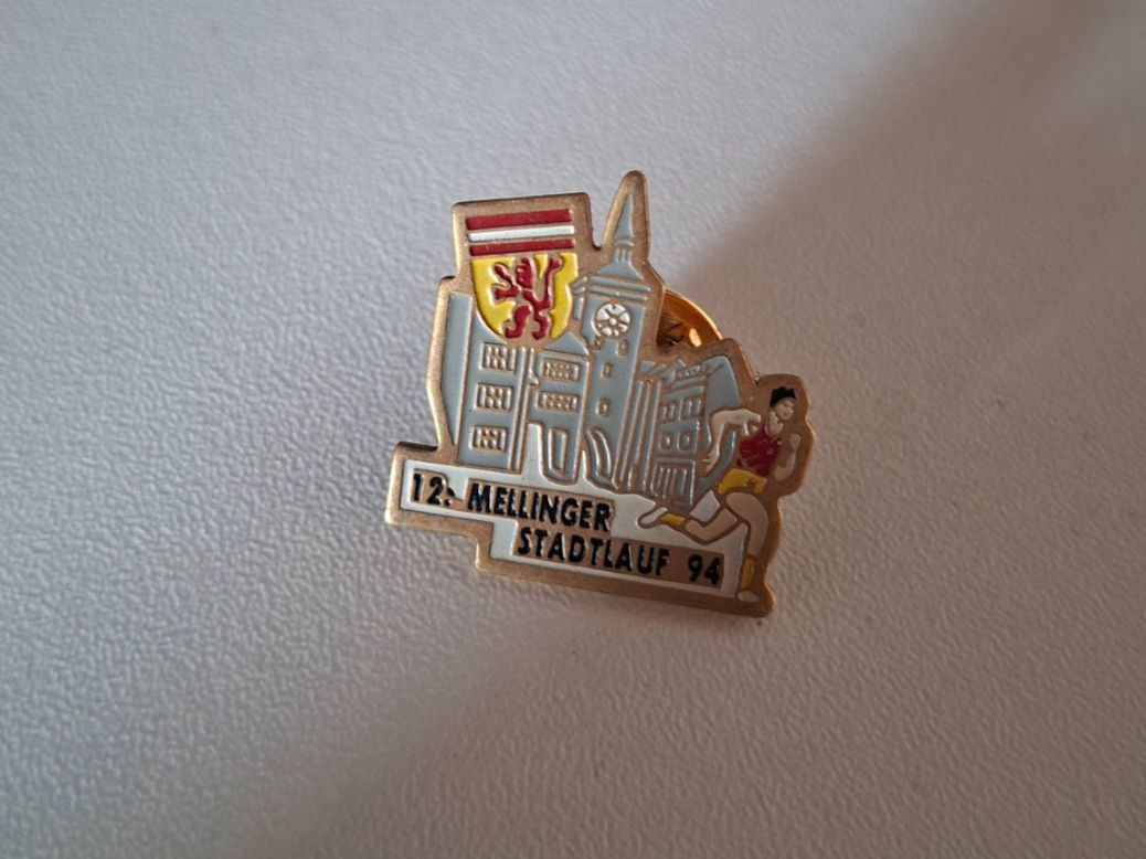 Plaquettes & Badges: Pin 12. Mellinger Stadtlauf 94 – D'occasion à Erlinsbach par pfunky