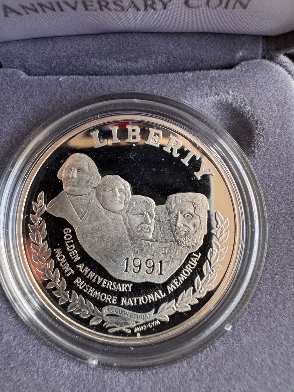 Tutti le monete: Mount Rushmore Silber Dollar 1991, Proof, Full Set! – Usato da Ebikon venduto da Dmasterx 2