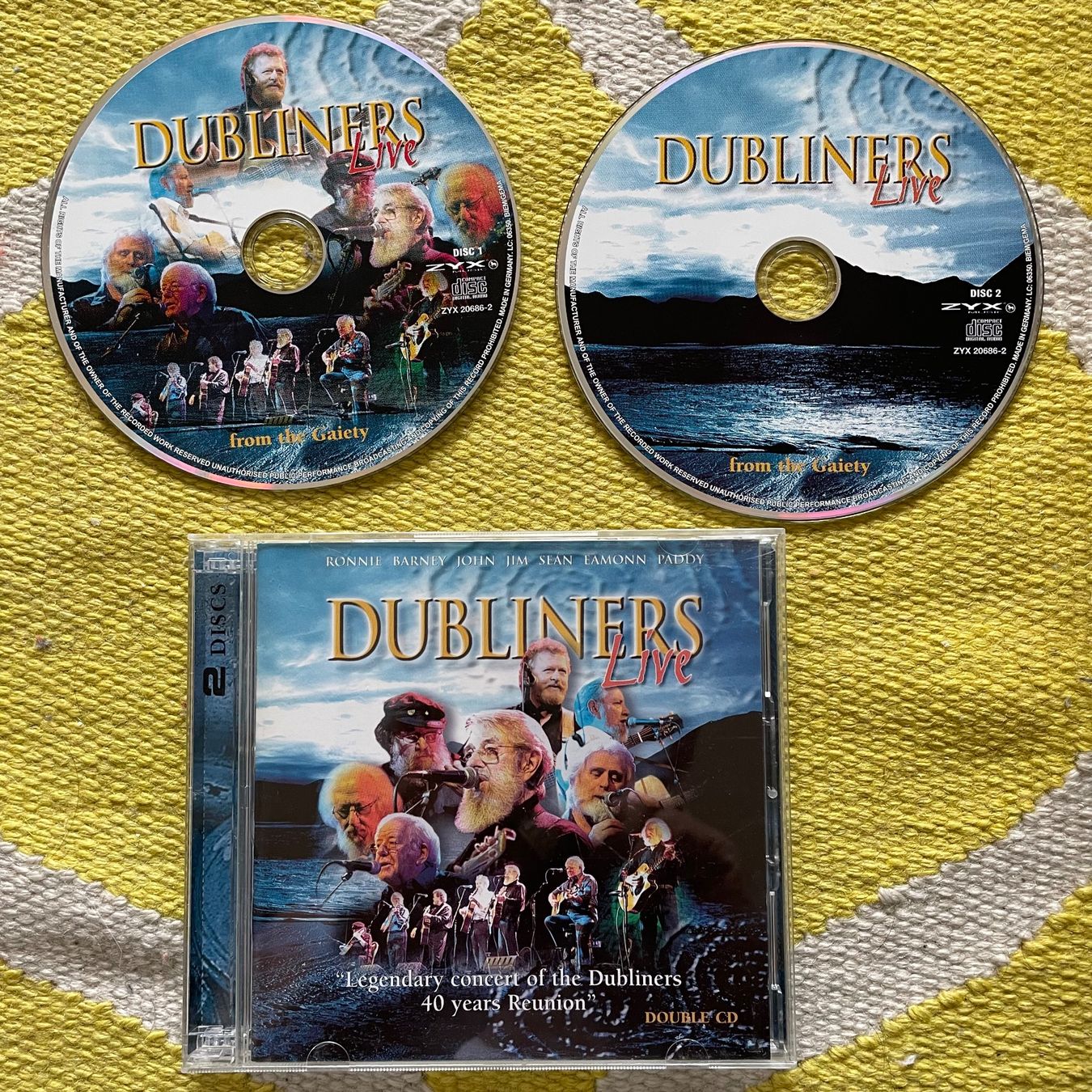 CDs: DUBLINERS-2CD 40YEARS REUNION LIVE – Gebraucht aus Rorschacherberg von CD-Roli