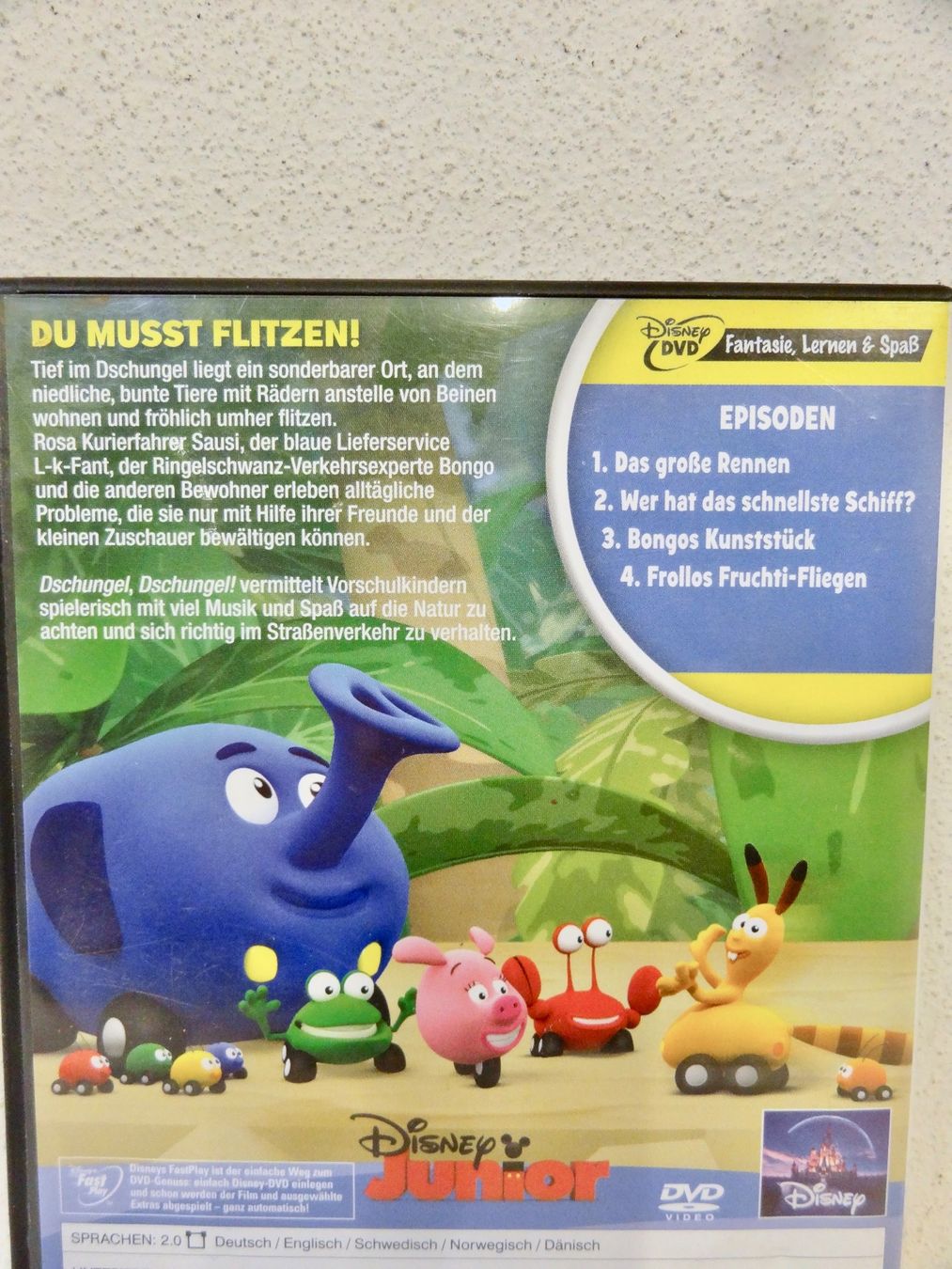 Tutti i DVDs: DVD - DISNEY JUNIOR - DSCHUNGEL DSCHUNGEL VOL 1 – Usato da Kerzers venduto da wisaundso 2