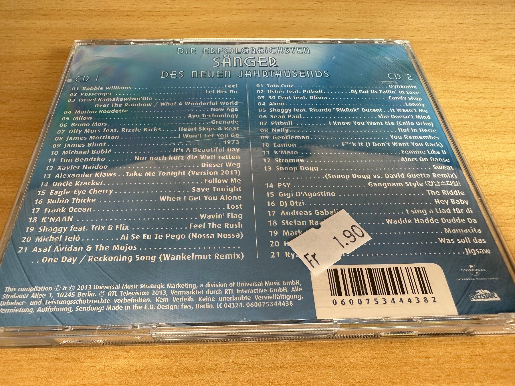 CD: Chart Show - Sänger - 2 CD – Usato da Rikon im Tösstal venduto da Alpenmutz 1