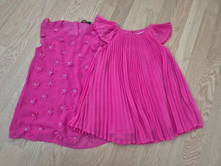 Pinke Mädchenkleider, Sommerkleider, Gr.98