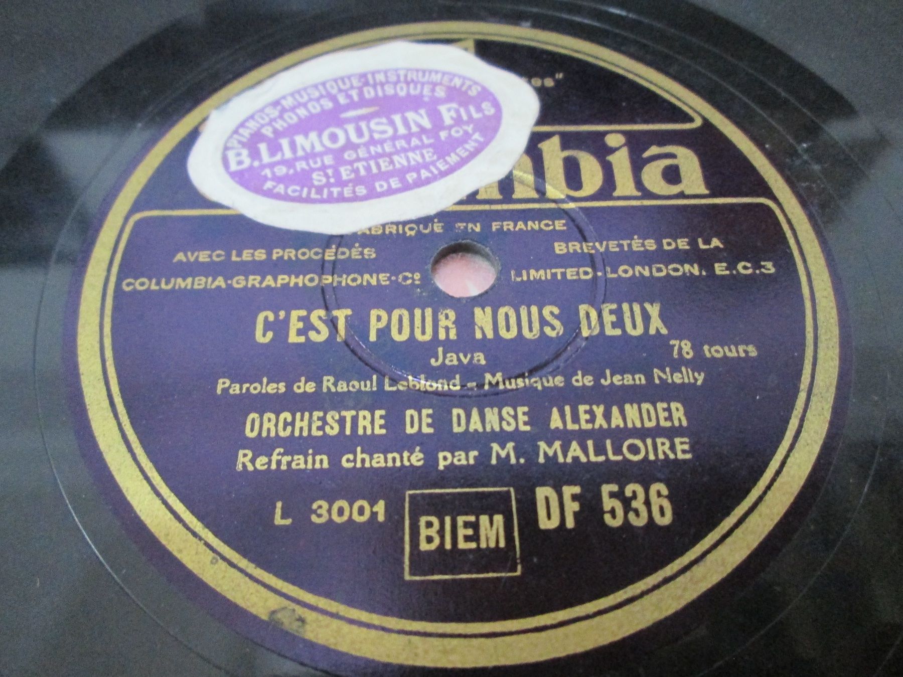 Vinyles: DISQUES 78 TOURS – D'occasion à Lausanne par Leag 6