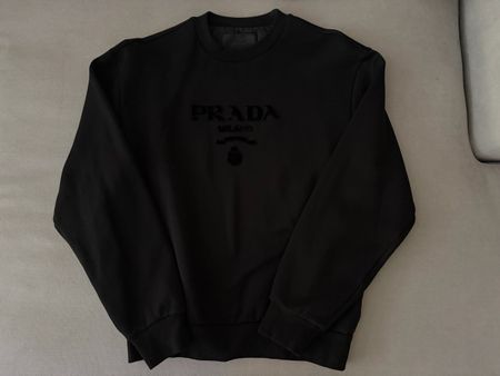PRADA Pullover Schwarz Grösse S Damen Herren guter Zustand