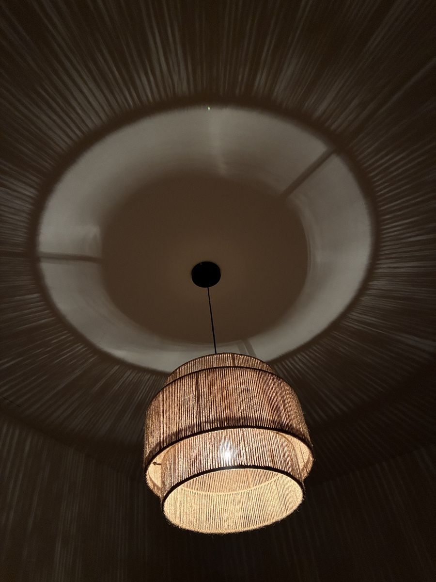 Westwing Lampadari & plafoniere: Westwing Hängelampe Korbgeflecht braun – Usato da Oftringen venduto da westman 4