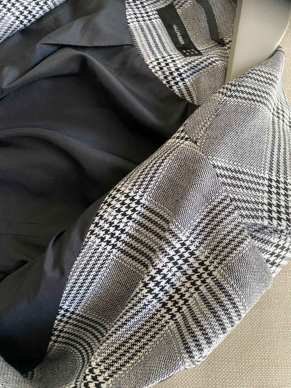 Hallhuber Giacche: Hallhuber Blazer, Karomuster, Grau/Weiss, Gr. 38 – Usato da Spiegel b. Bern venduto da corn2009 3