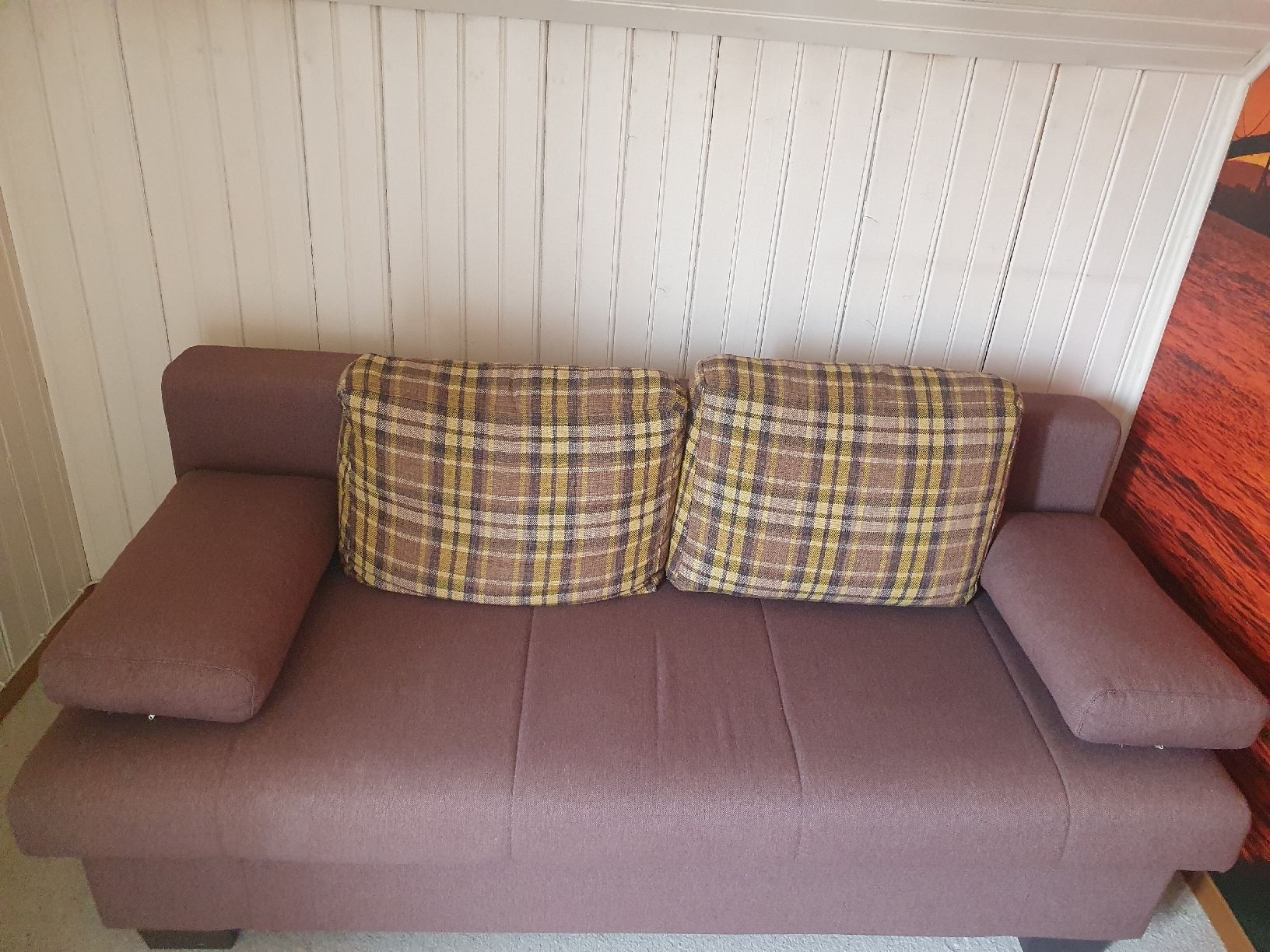 Divani: Cosy Brown Sofa Bed -  Bettsofa Schlafsofa – Usato da Sirnach venduto da eftix 1